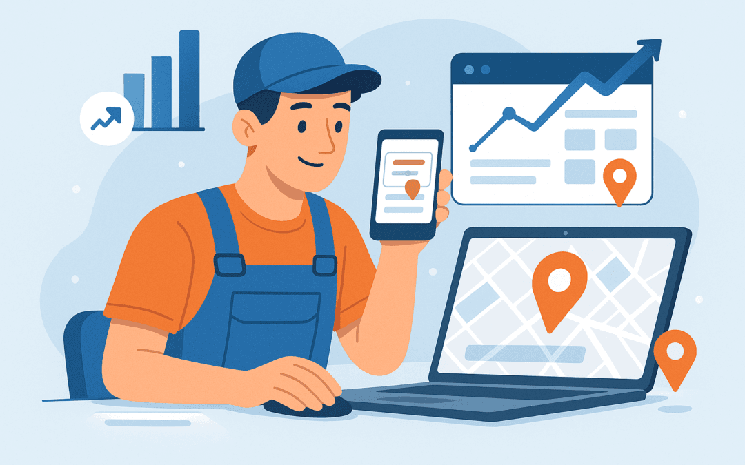 How can plumbers use SEO services to boost their local business marketing and rank higher on Google Maps?